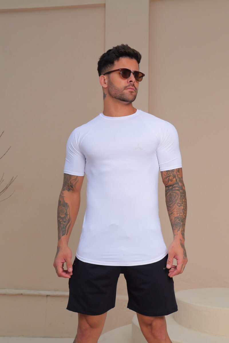 CAMISETA FUSION FIT BRANCA - Imagem 7