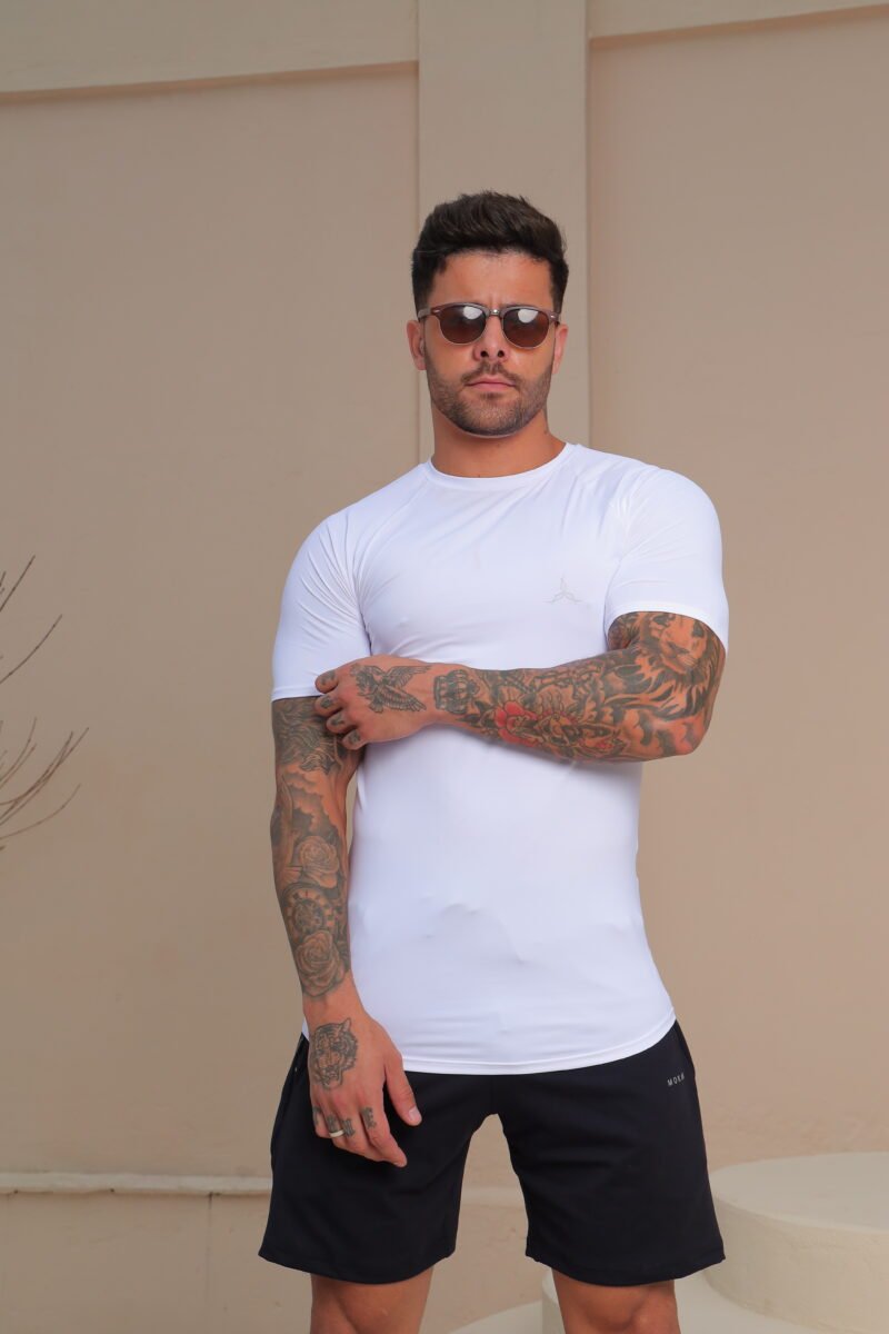 CAMISETA FUSION FIT BRANCA - Imagem 5