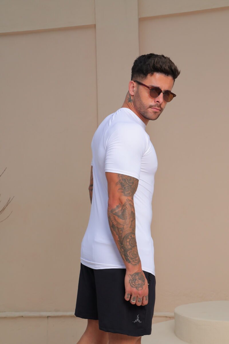 CAMISETA FUSION FIT BRANCA - Imagem 4