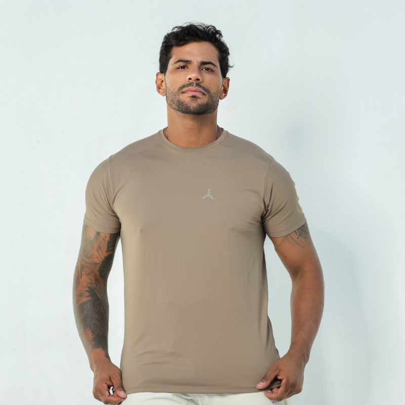 Camiseta Prime Masculino Café Claro