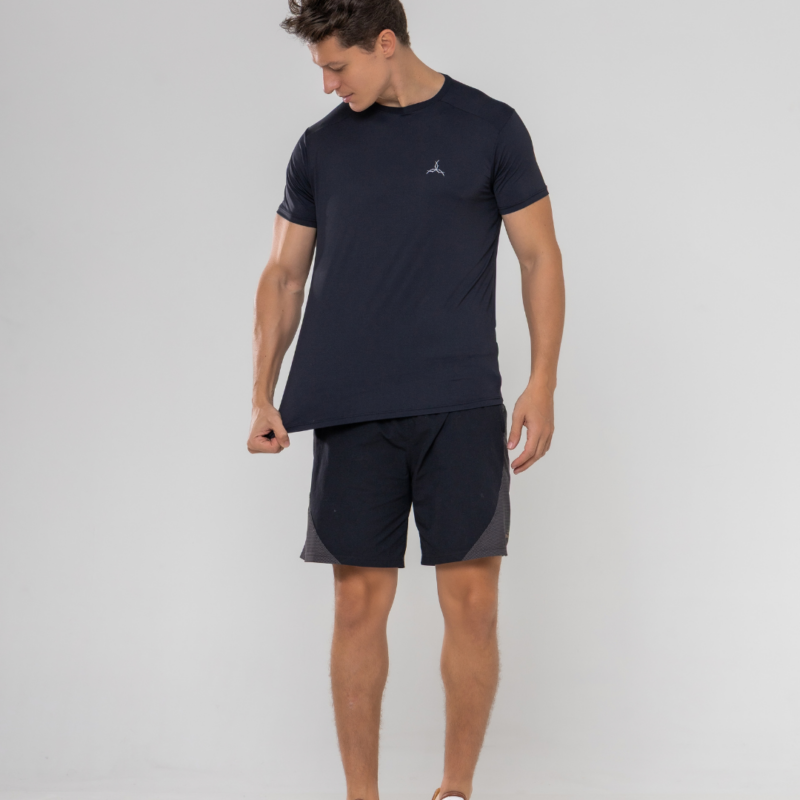 CAMISETA BÁSICA TECH FRESH MASCULINA – PRETO