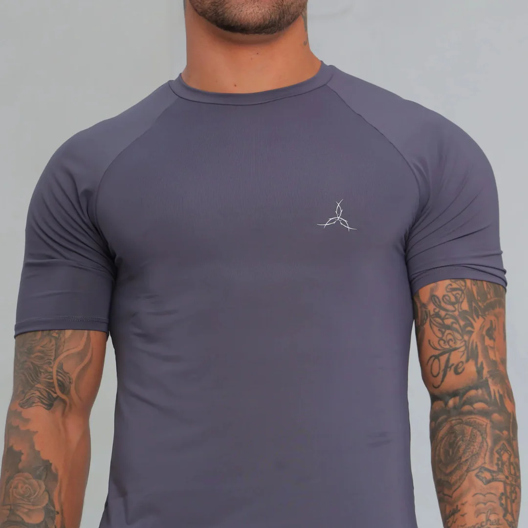 Camiseta Fusion Fit Masculino Chumbo
