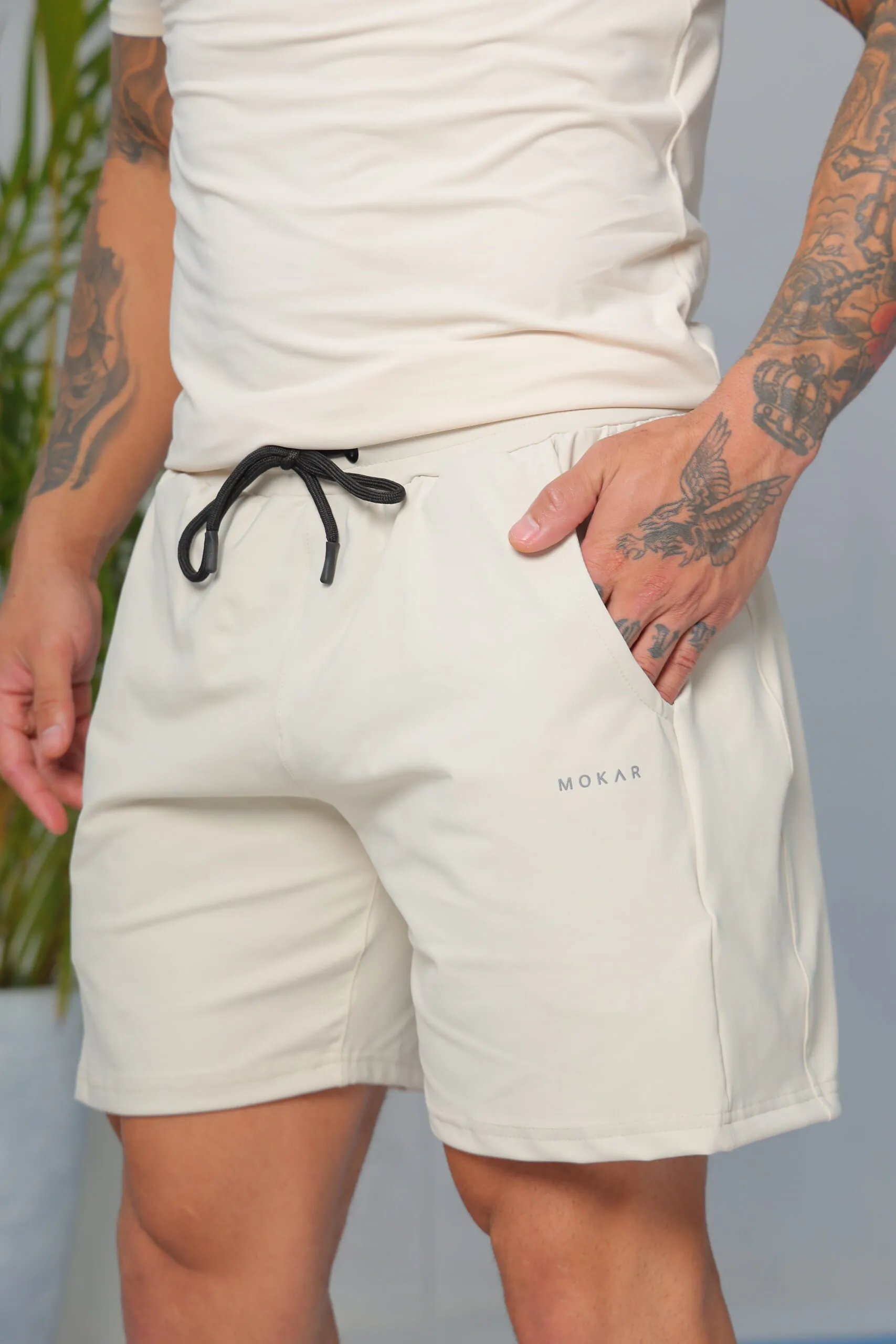 Short Power Masculino Creme - Imagem 4