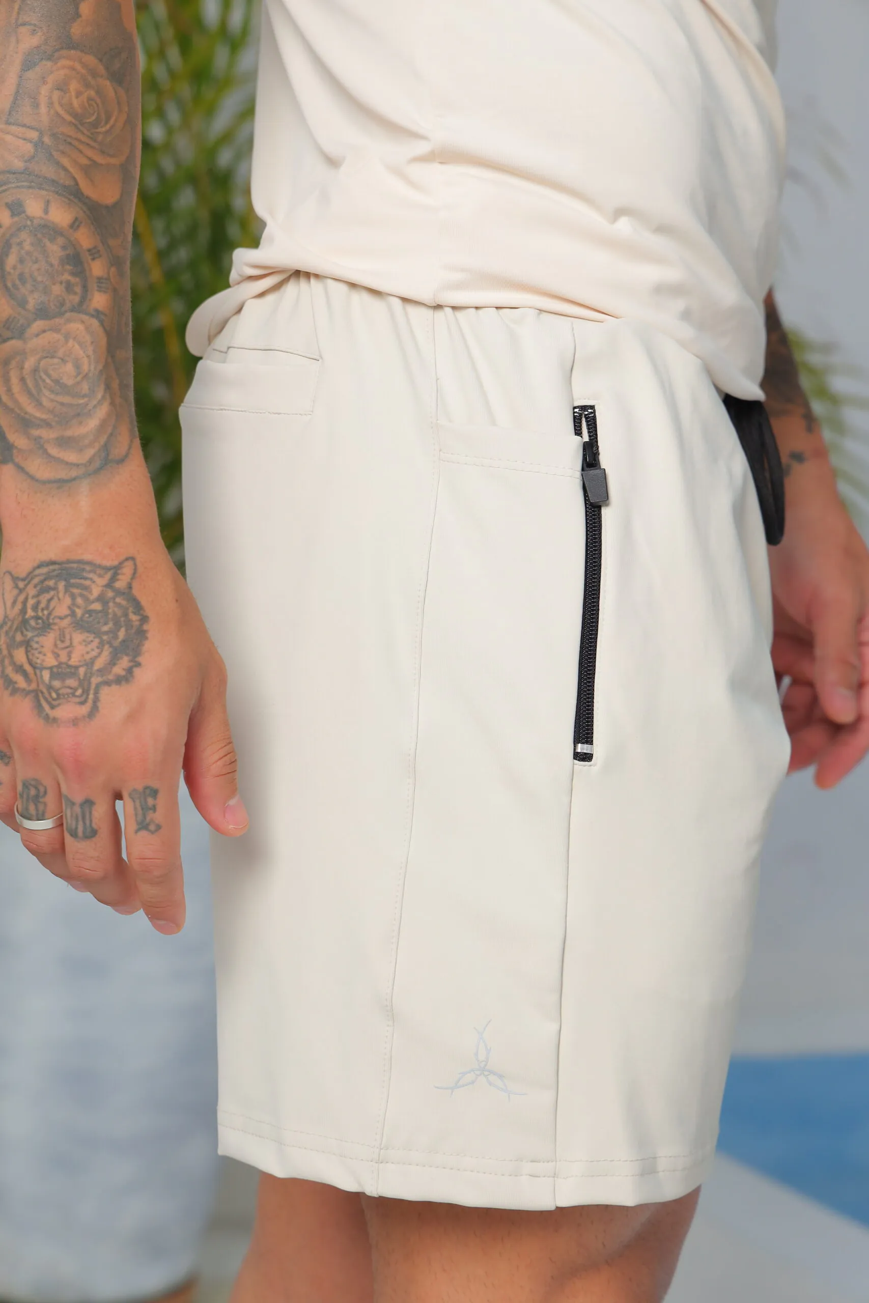 Short Power Masculino Creme - Imagem 2