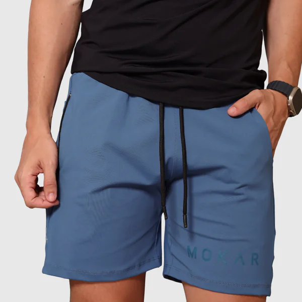 Short Power Masculino Azul Petróleo