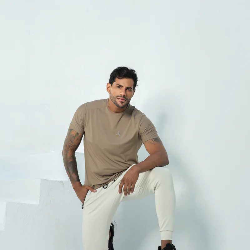 Camiseta Prime Masculino Café Claro - Imagem 3