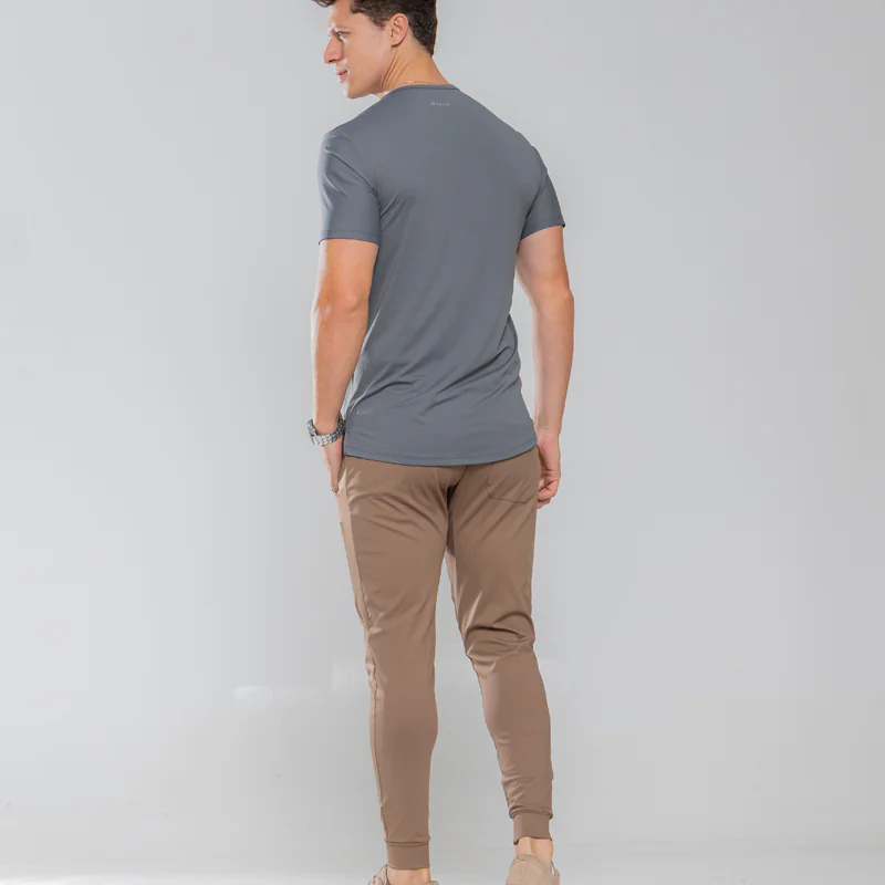 Camiseta Comfort Masculino Cinza - Imagem 4