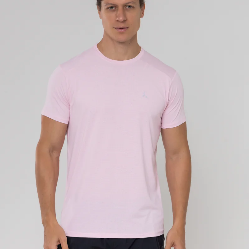 CAMISETA BÁSICA TECH FRESH MASCULINA - ROSA SUAVE - Imagem 4