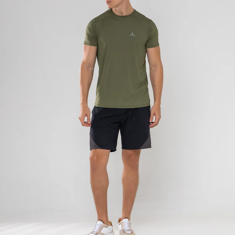 CAMISETA BÁSICA TECH FRESH MASCULINA - VERDE MILITAR - Imagem 5