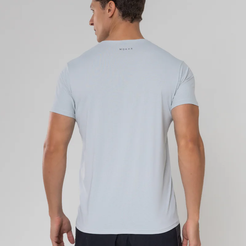 CAMISETA BÁSICA TECH FRESH MASCULINA - CINZA GELO - Imagem 2