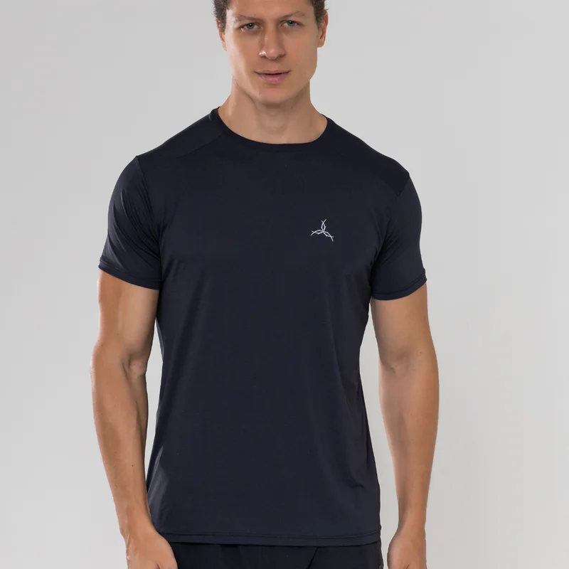 CAMISETA BÁSICA TECH FRESH MASCULINA - PRETO - Imagem 2